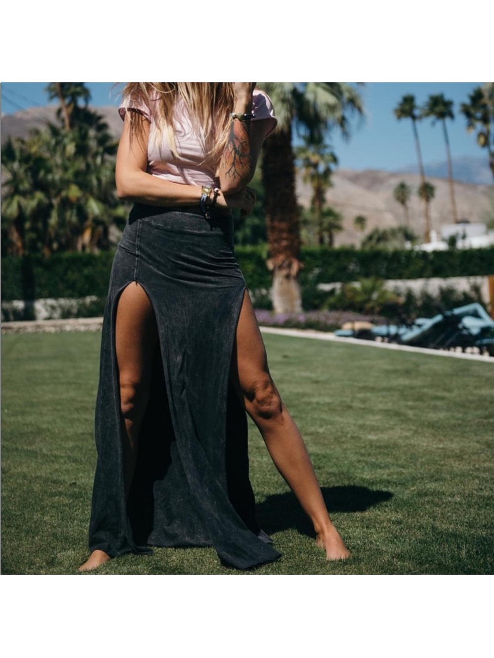 ISO Medium Tribe Kelley Double Slit Skirt